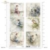 Akwarele, wróżki, dmuchawce, powietrze, fantazja, ilustracja, eteryczne*Watercolor fairies, dandelions, air, fantasy, illustration, ethereal
